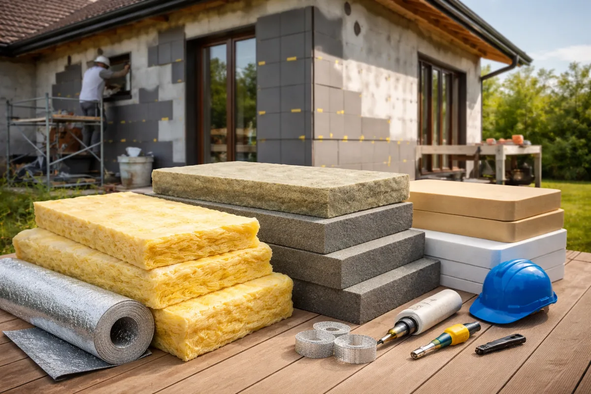 Comment choisir le bon matériau pour les travaux d'isolation extérieure