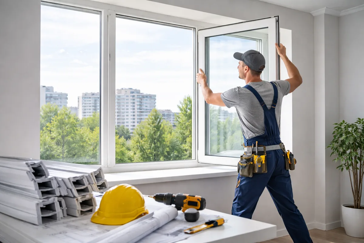 Combien coûte le remplacement d'une fenêtre en PVC au m²