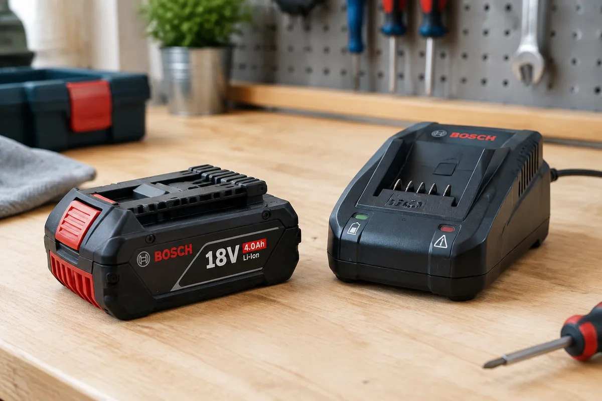 Batterie Bosch 18 V qui ne charge plus sur son chargeur : que vérifier ?