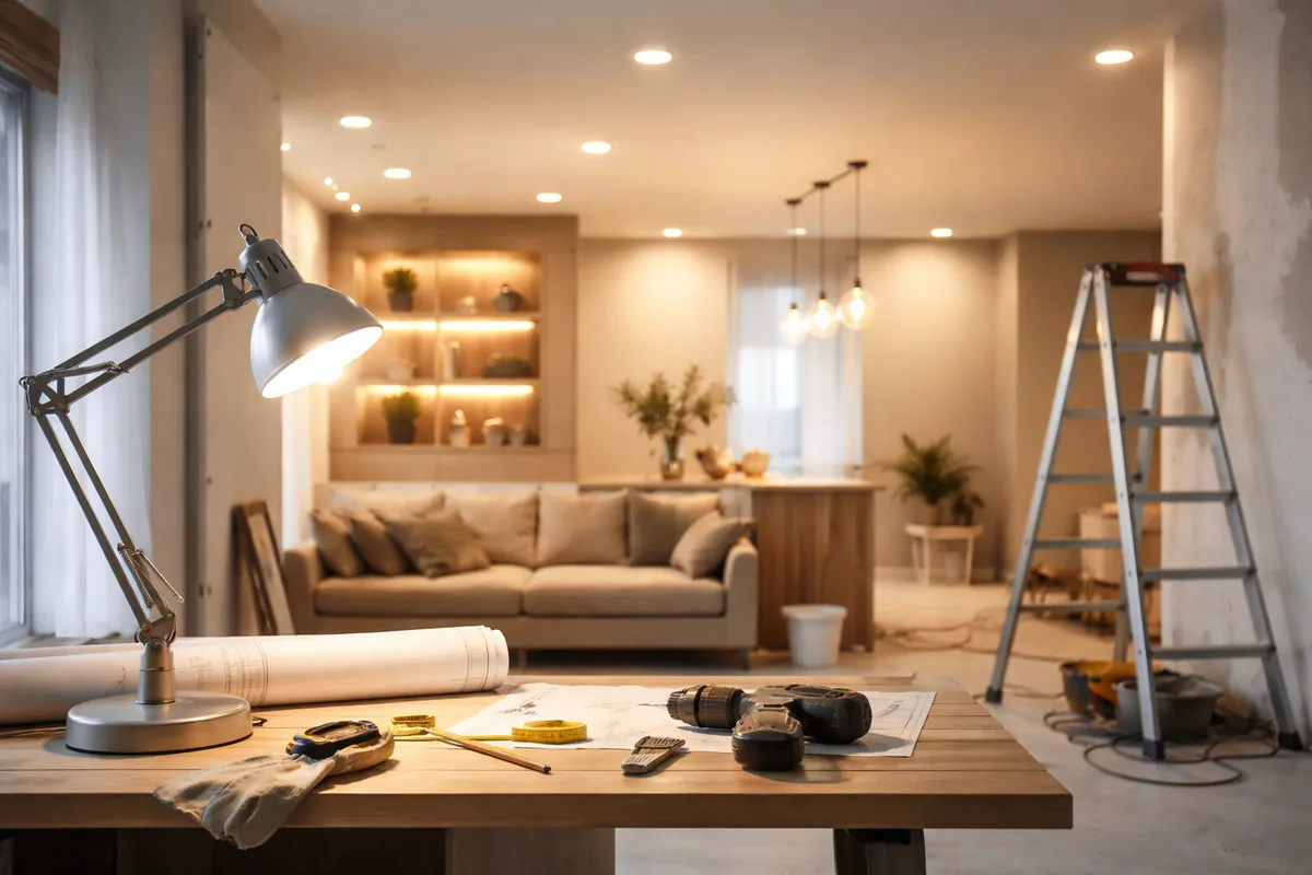 Comment choisir le bon éclairage pour vos travaux de rénovation intérieure