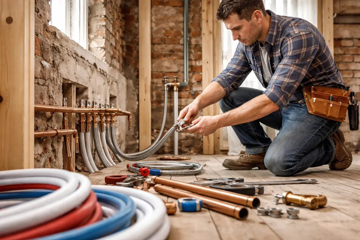 Comment installer une nouvelle plomberie dans une maison ancienne