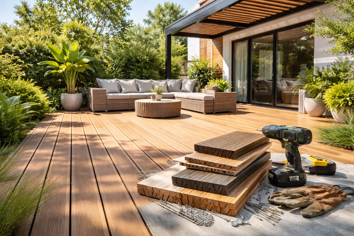 Comment choisir les bons matériaux pour une terrasse en bois